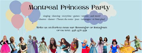Montreal princess party FacebookFacebookMontreal Princess Party